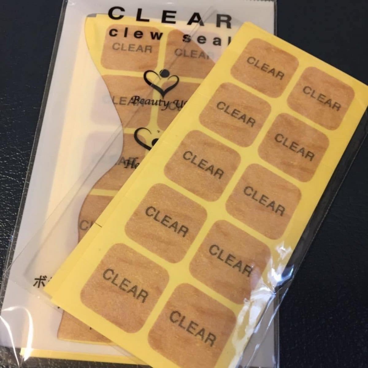 クリアシール　クリアクルーポイントシール（10シート入り）