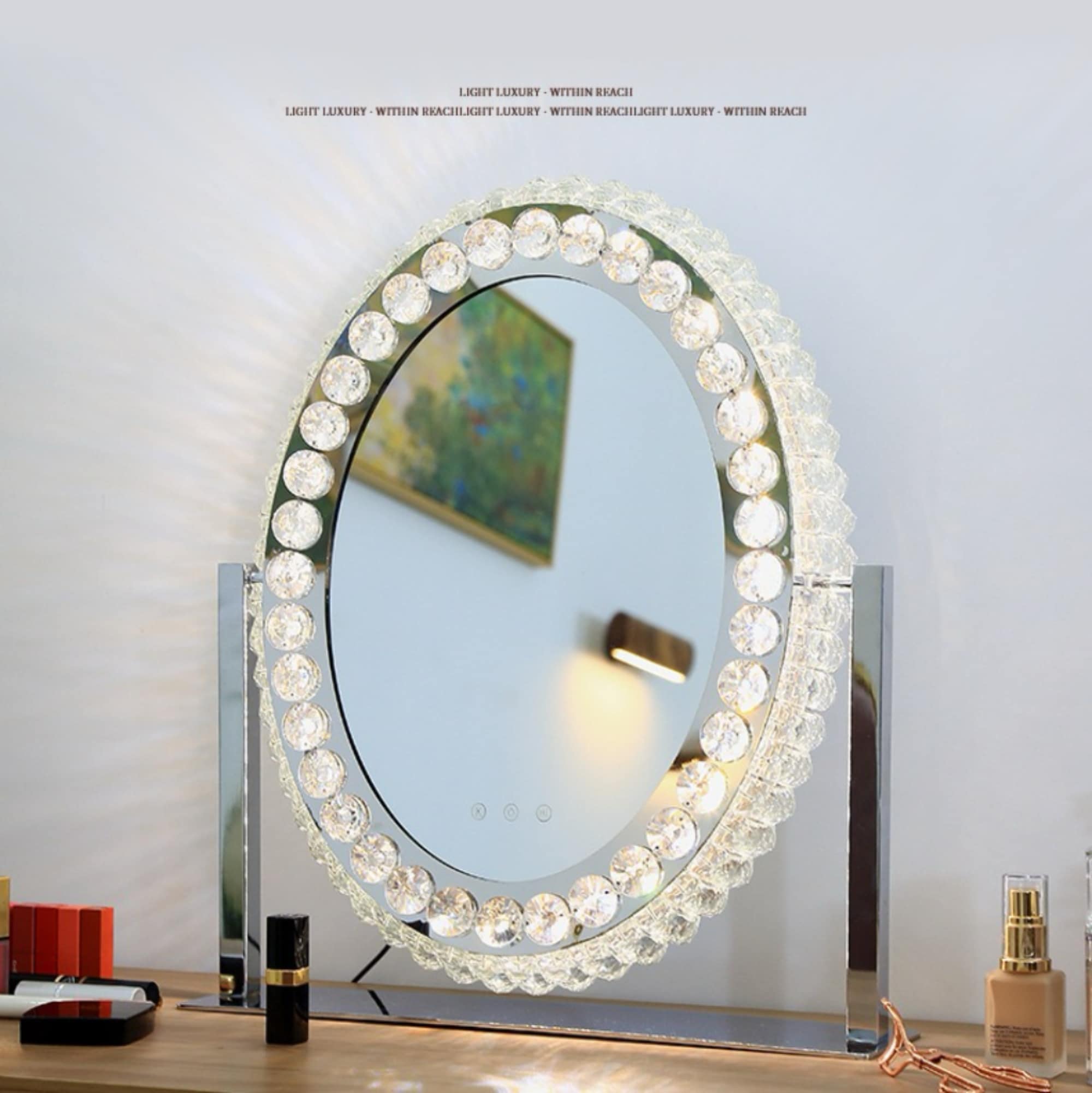 JAMBORN Reflet（ルフレ） 女優ミラー ハリウッドミラー ライト付き