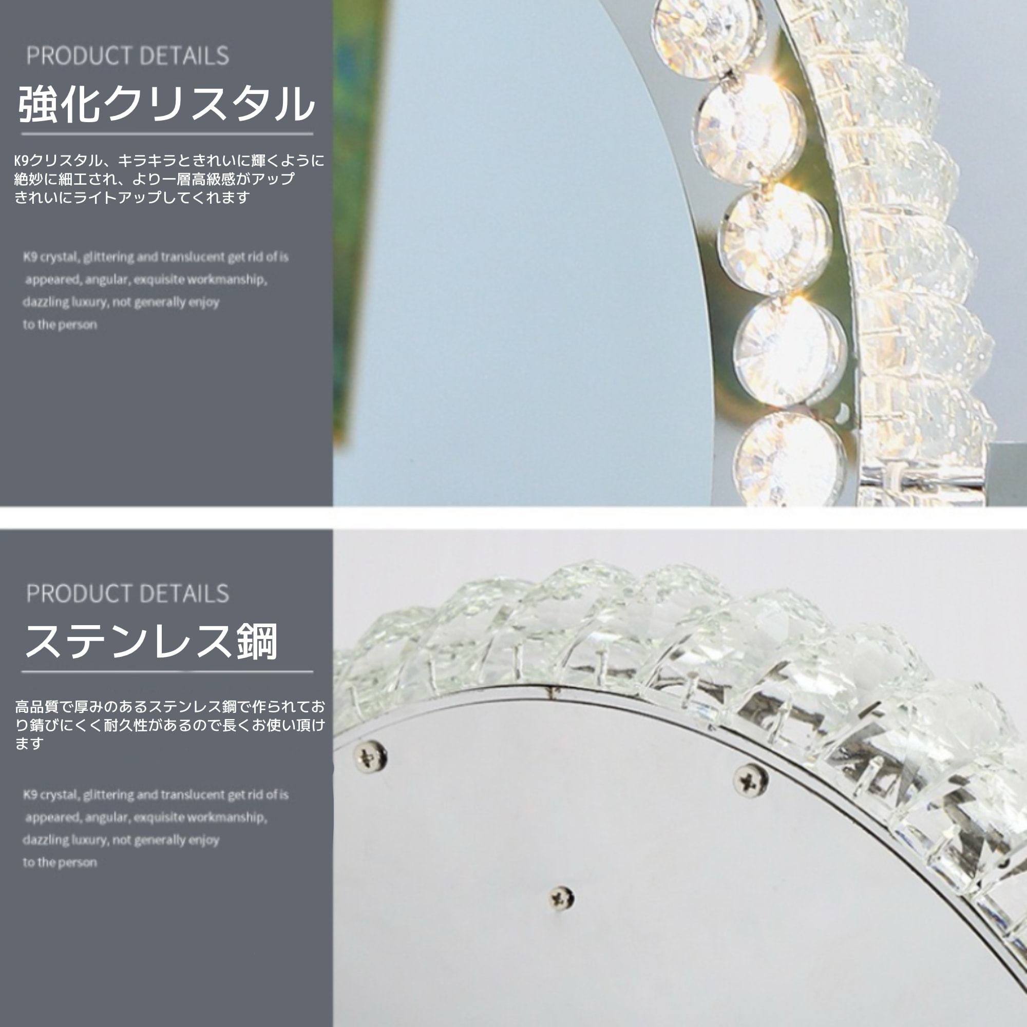 JAMBORN Reflet（ルフレ） 女優ミラー ハリウッドミラー ライト付き