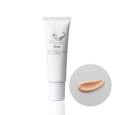 【BBクリーム】塗る美容液+ゴールドパールのツヤ+ヒト幹細胞エキス配合+日焼け止め対策+安心安全の無添加。　乾燥肌・敏感肌の方の美白成分配合 SPF35/PA+++ 下地クリーム