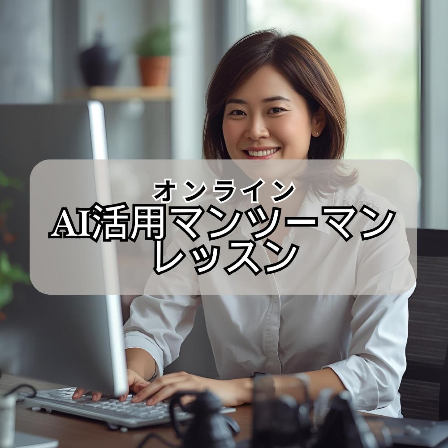 【初回限定】AI活用マンツーマンレッスン1時間