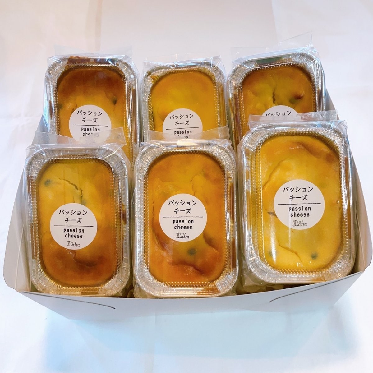 パッションフルーツチーズケーキ　【mniサイズ　６個】《Natural passion okinawa 無農薬パッション》