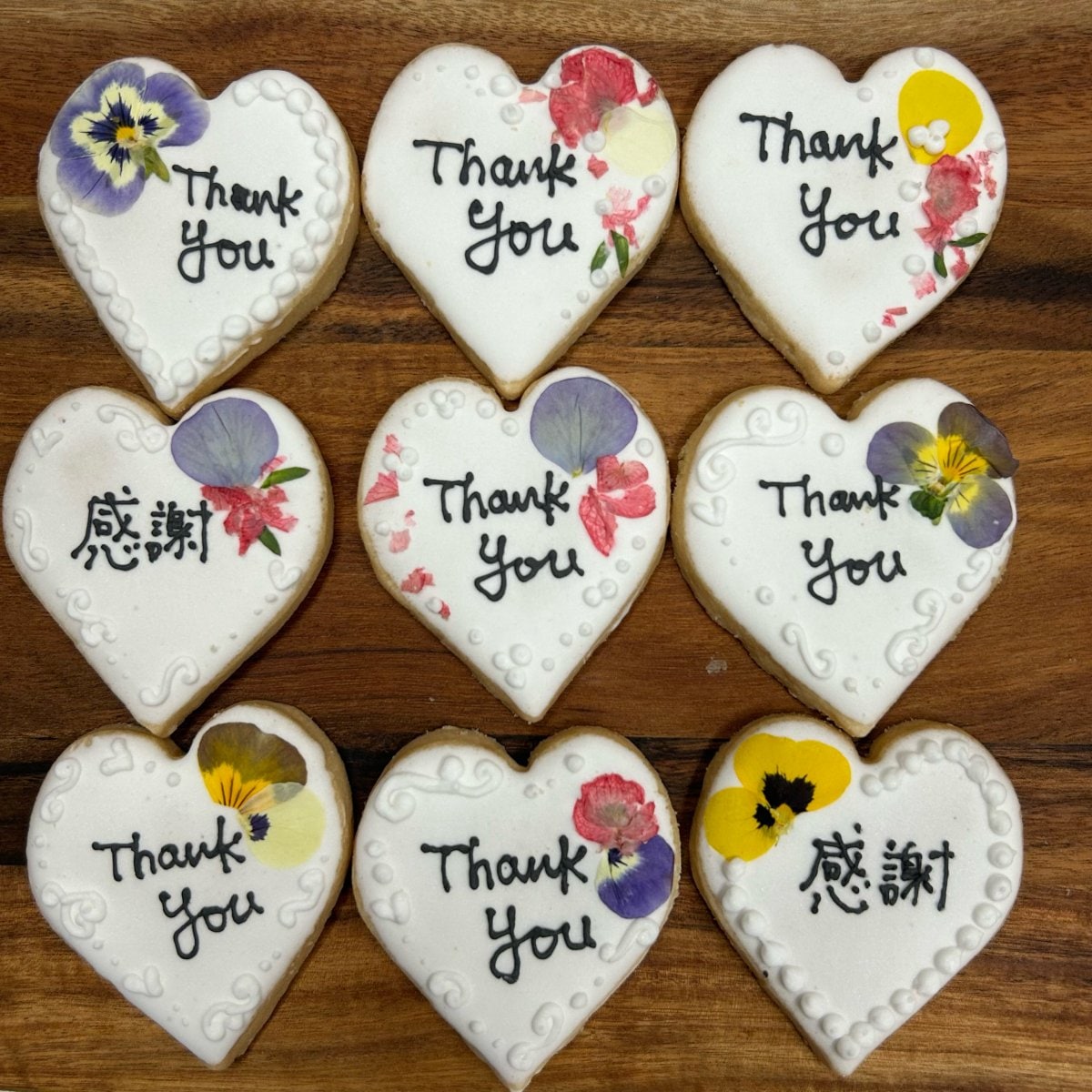 〈フラワーアイシングクッキー〉20枚|着色料不使用