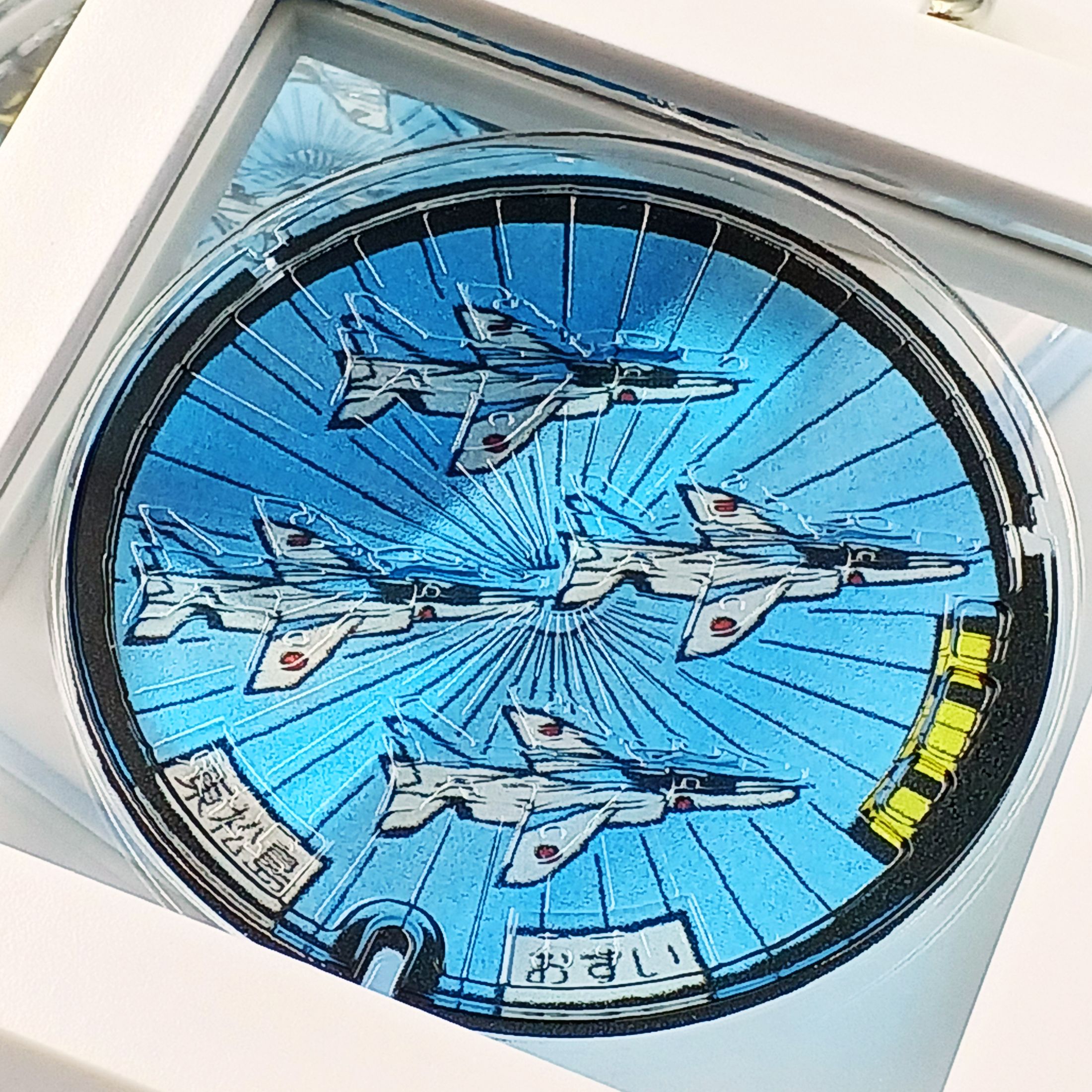 ガラスマンホール マグネット 宮城県 東松島市 ブルーインパルス