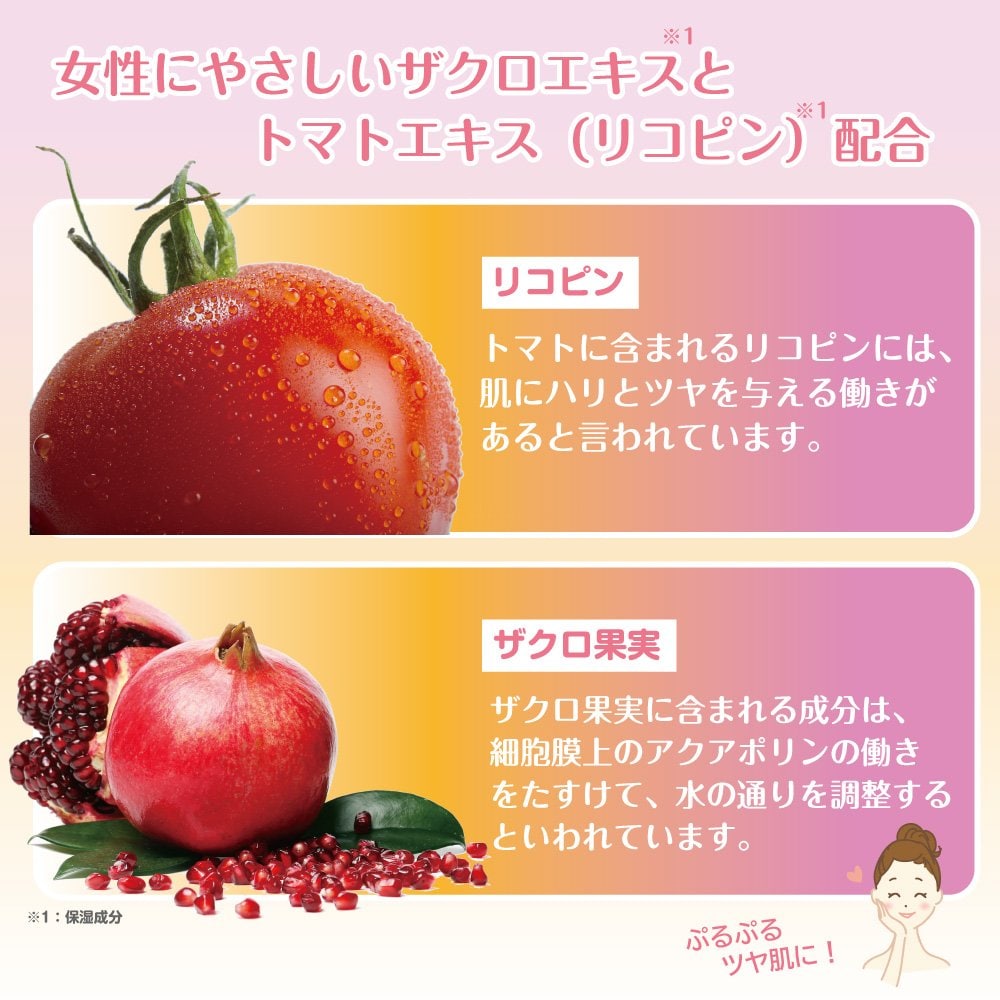 トマトとザクロのオールインワンジェル!「カプセル イン ジェリー