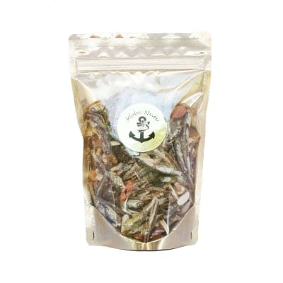 素焼きミックスナッツ&フィッシュ 150g(1袋)｜片口イワシ(小魚)・アーモンド・胡桃・カシューナッツ｜スタンドパック｜ポスト投函配送