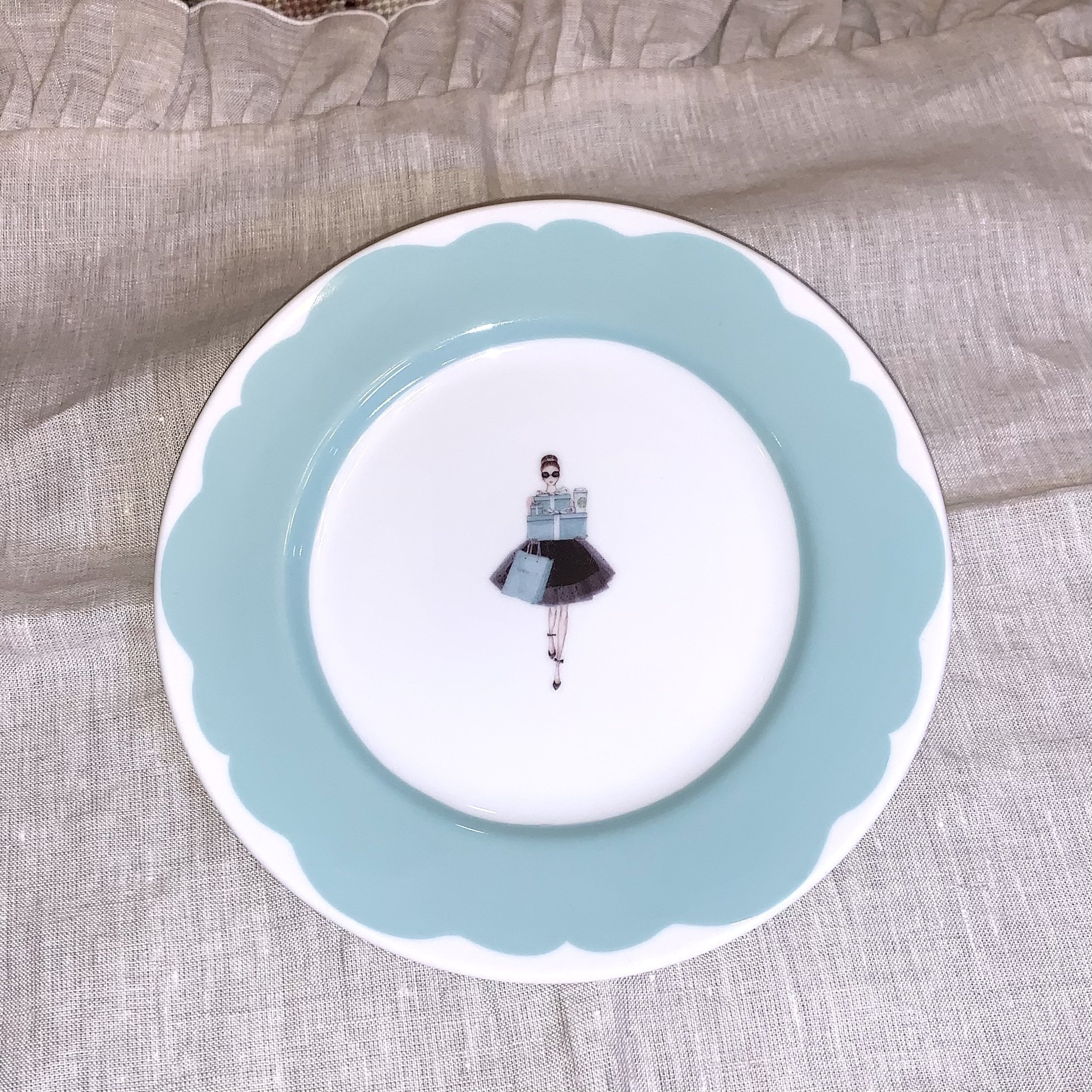 ポーセラーツ プレートティファニー風 中小セット