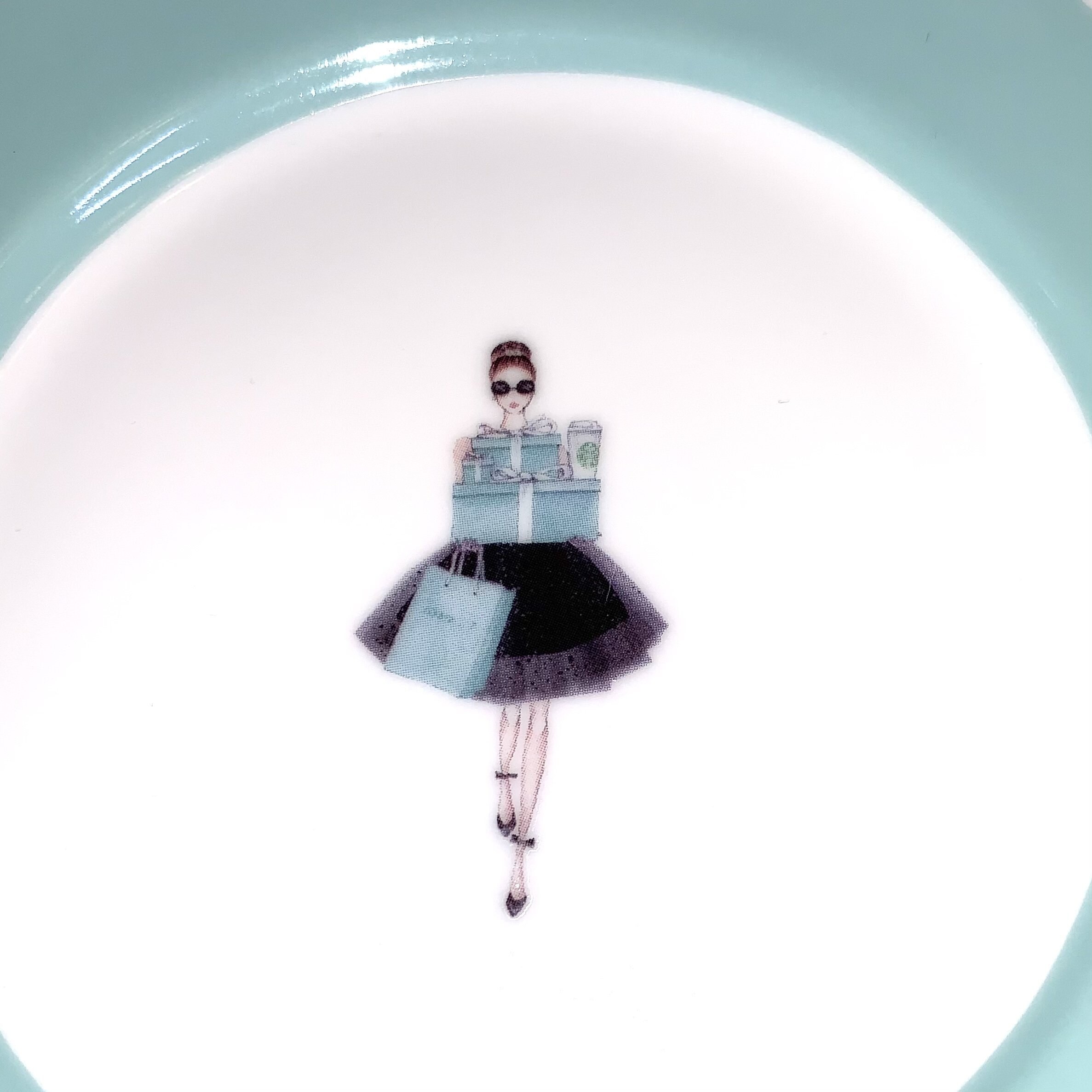 ポーセラーツ プレートティファニー風 中小セット