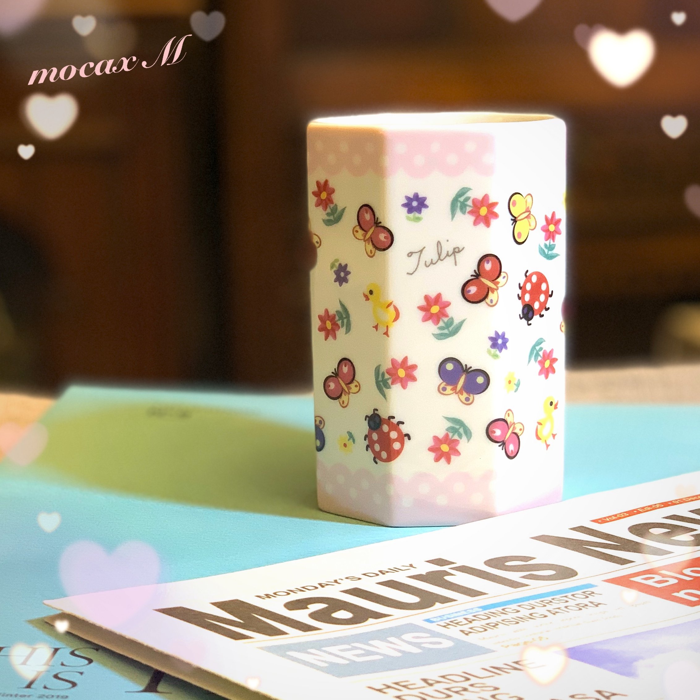 ポーセラーツ ハイジ柄ペン立て1個