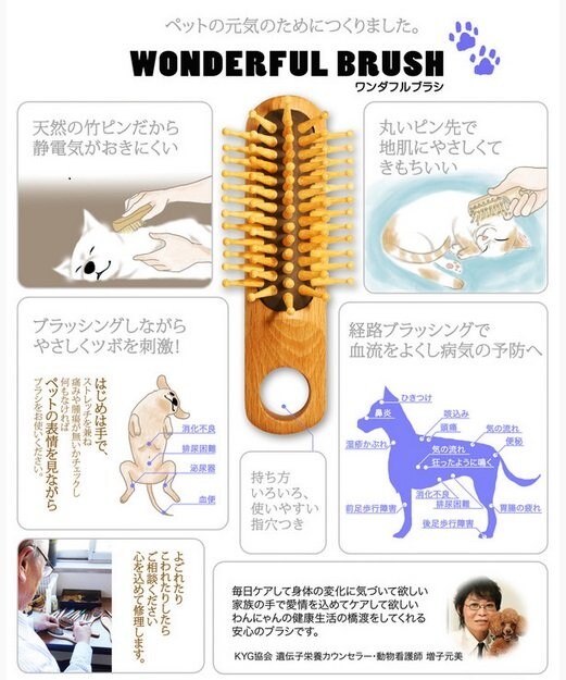 ワンダフルブラシ（サンエア社ペットブラシ）