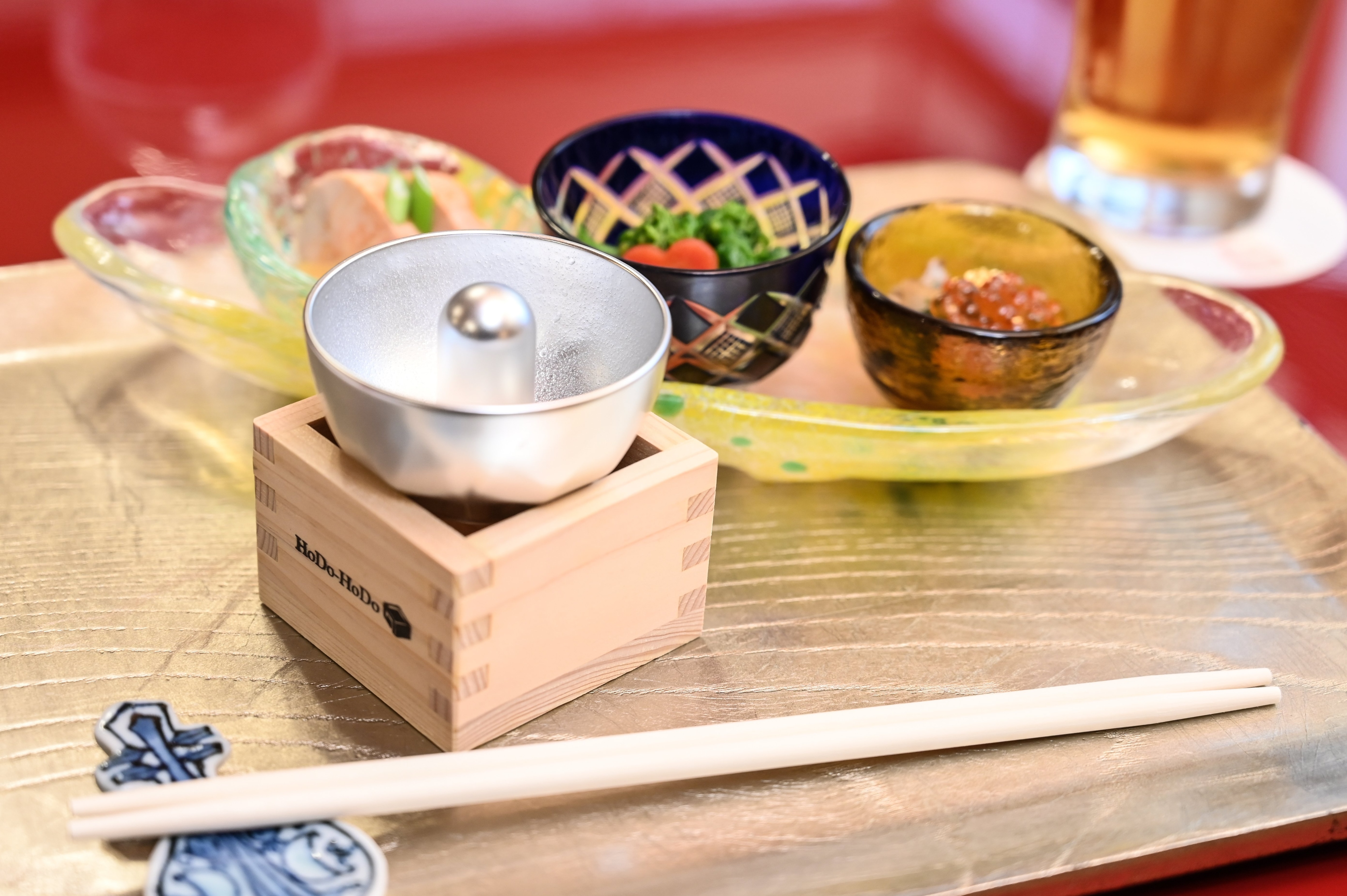 長岡藩ゆかりのからくり酒杯 アルミ合金製十分盃ほどほどⓇ/十分杯