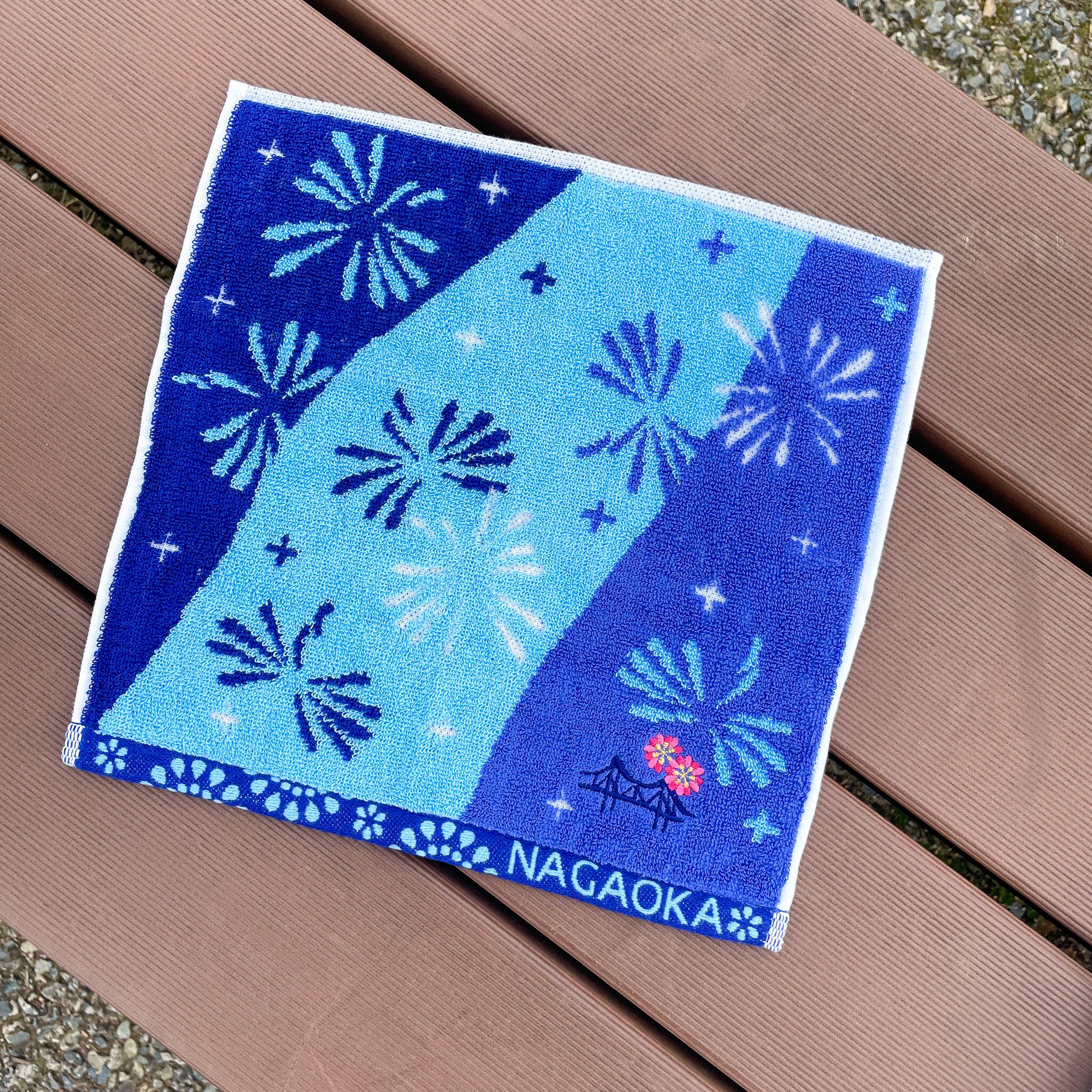 2025長岡花火タオルハンカチ|長岡花火大会|長岡土産|人気商品|今治タオル製