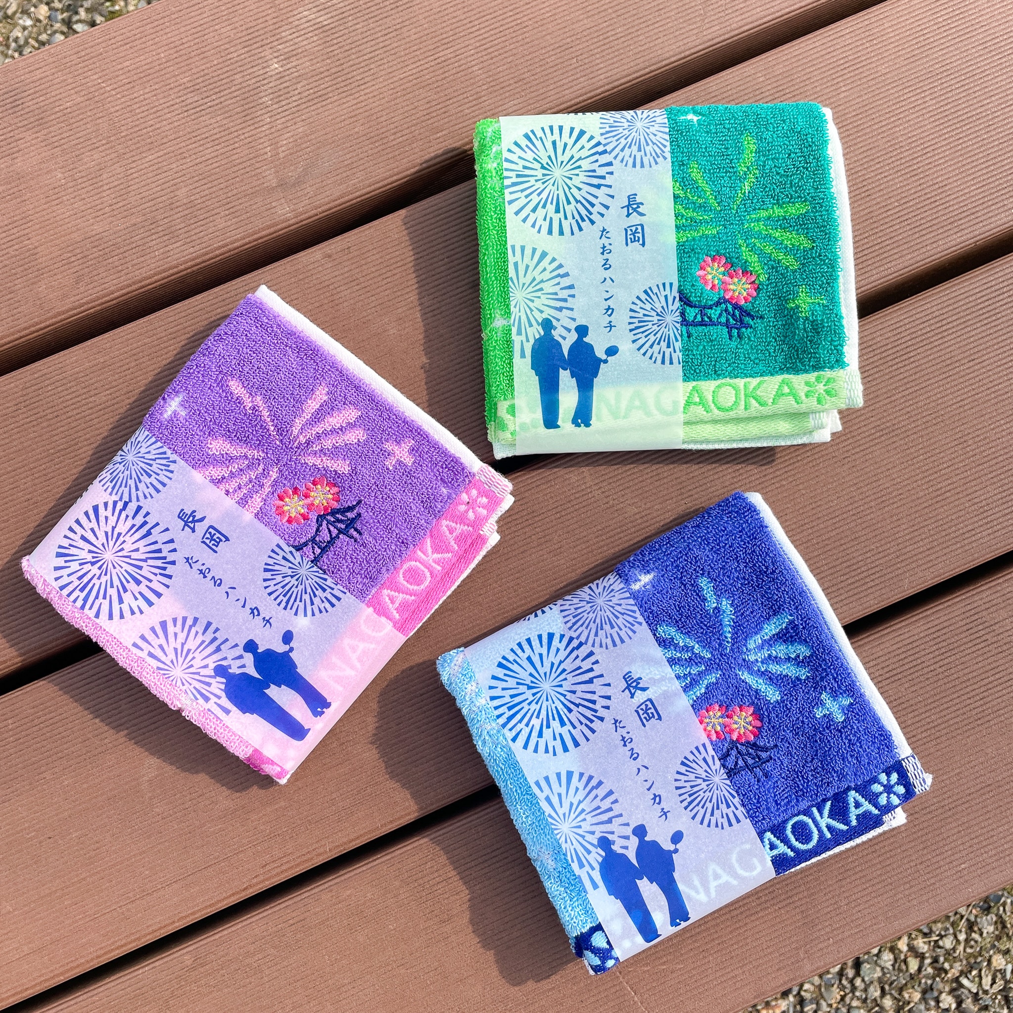 2025長岡花火タオルハンカチ|長岡花火大会|長岡土産|人気商品|今治タオル製