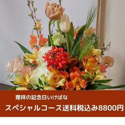 【スペシャルコース】母の日に華道家・瀬尾理祥による完全オリジナル作品を大切な方に贈りませんか？【高ポイント送料込み】　　　