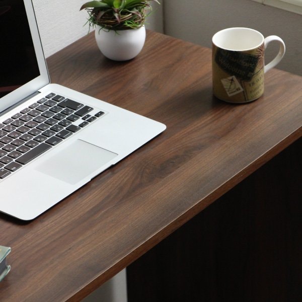 パソコンデスク L字型 コーナー 回転 幅120cm 幅85cm L字 デスク オーク