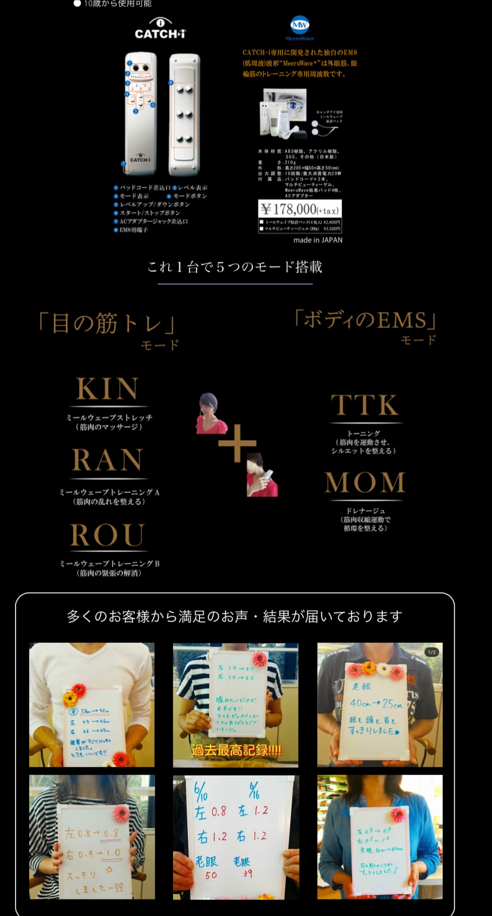 眼輪筋トレーニング機器 ーキャッチアイー