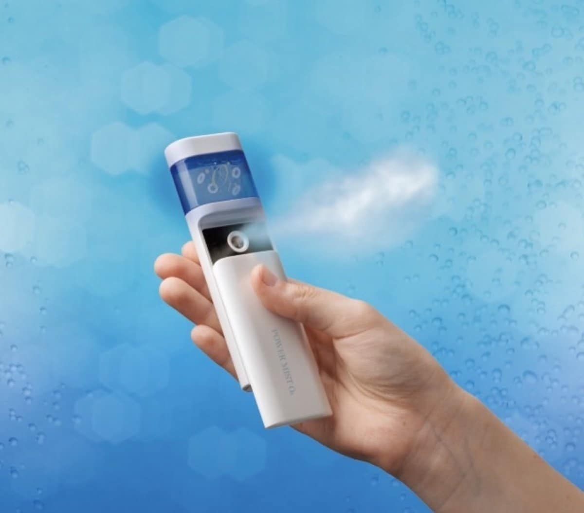 10秒で酸素チャージ〜手のひらサイズの酸素カプセル〜【POWER MIST O4／パワーミストO4ポータブル加湿器】