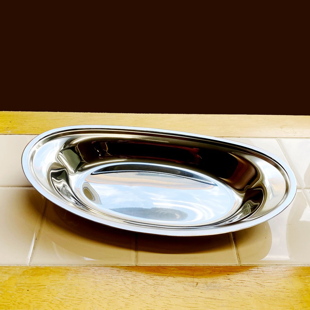 ステンレス カレー皿（大）