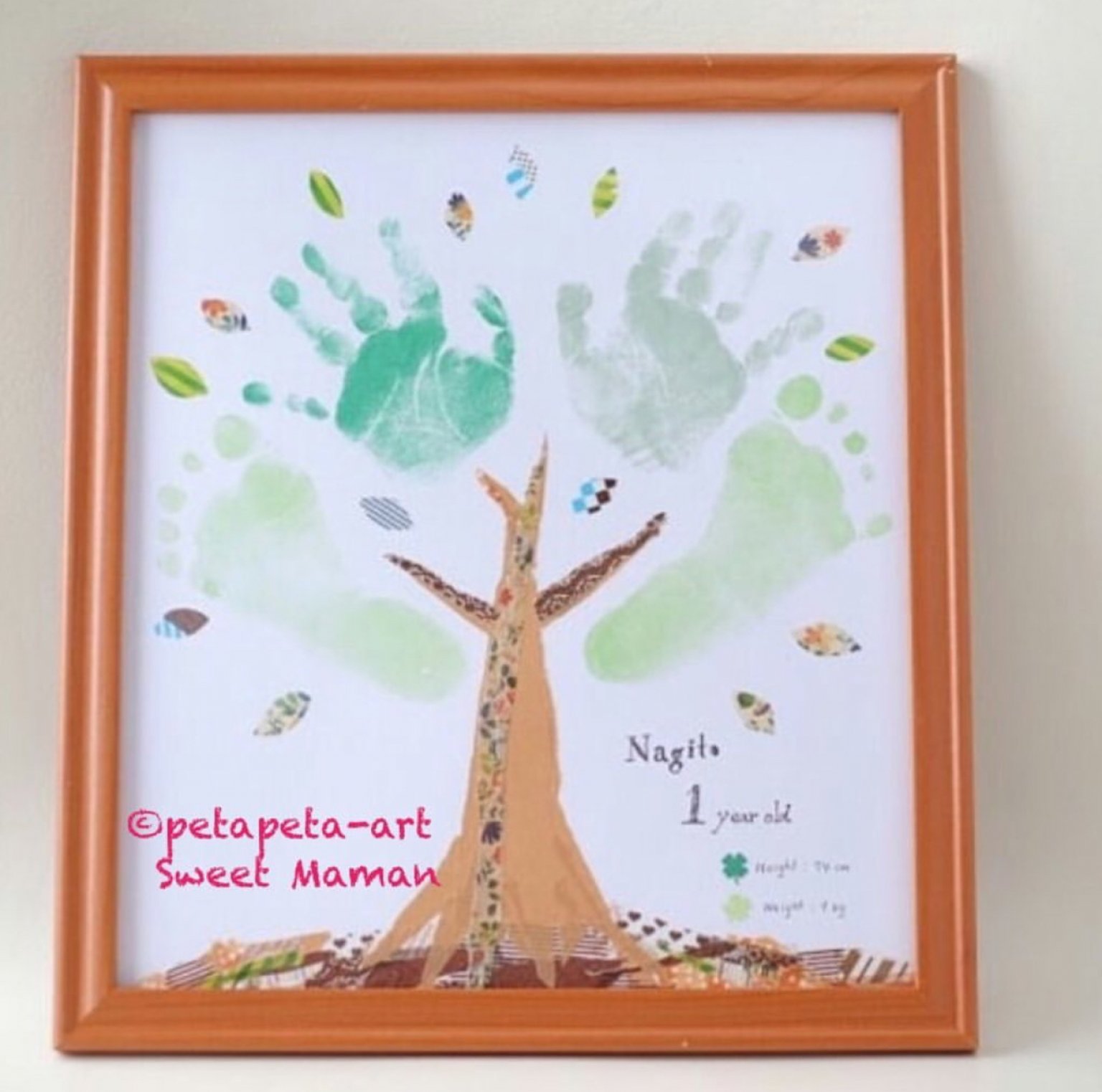 オンライン｜手形アートやり方講座｜アドバイザー資格取得講座／手形アート・足形アート