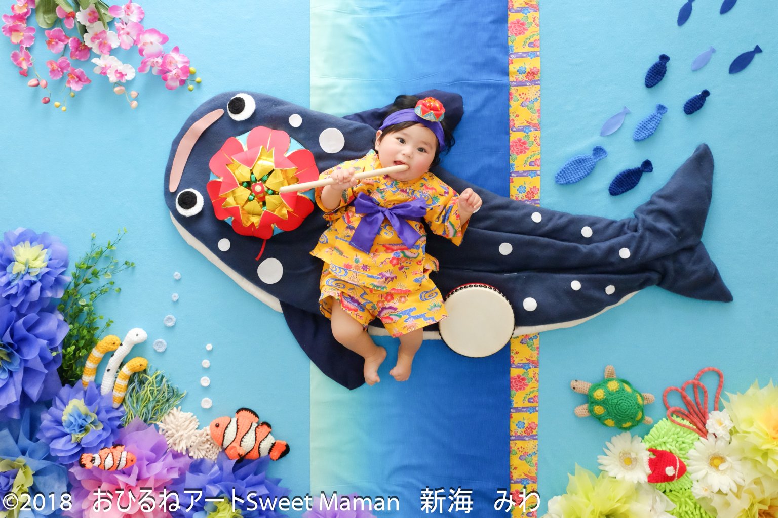 季節のおひるねアート×親子カフェアンビリカス｜中野新橋