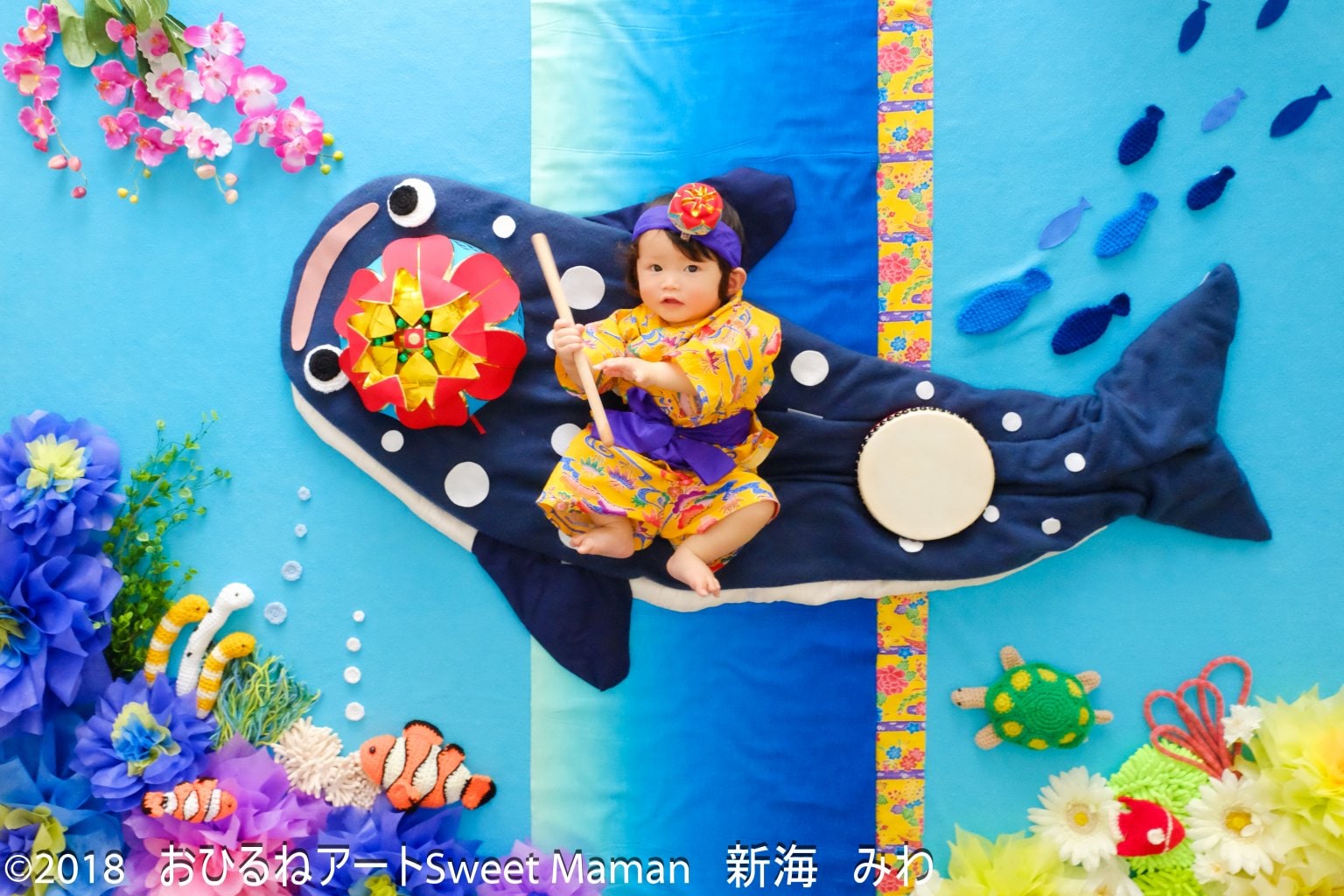 季節のおひるねアート×親子カフェアンビリカス｜中野新橋