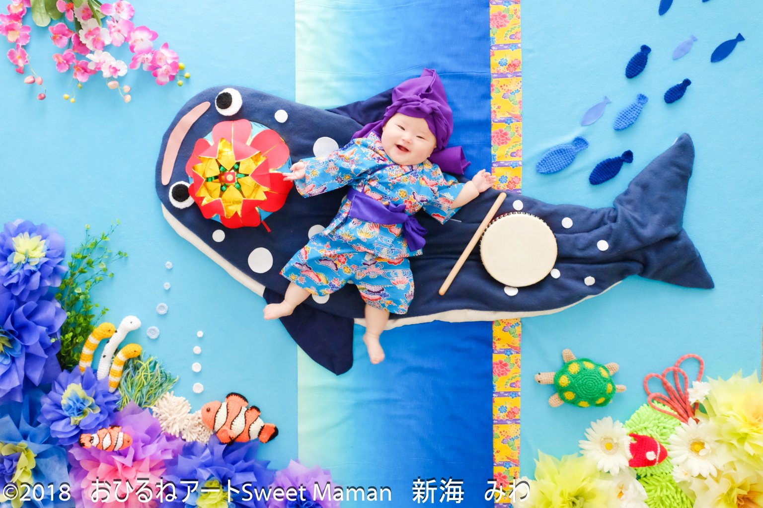 季節のおひるねアート×親子カフェアンビリカス｜中野新橋