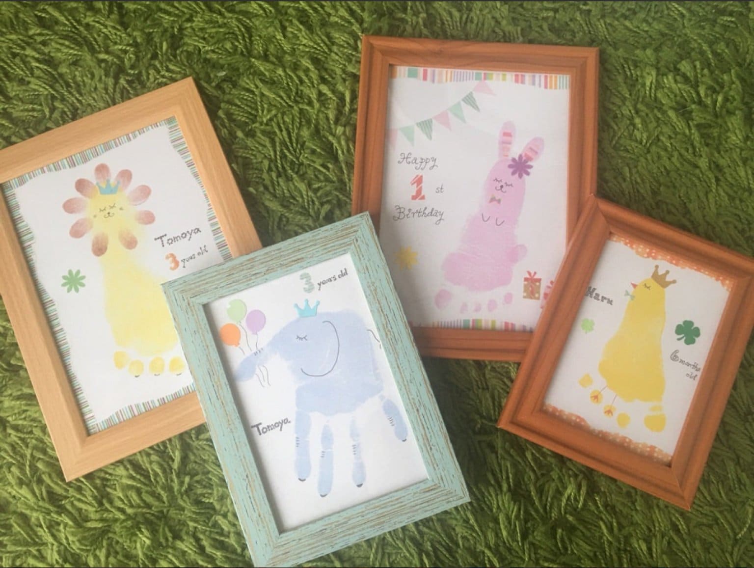 対面講座｜手形アートやり方講座（アドバイザー資格取得可）／手形アート・足形アート