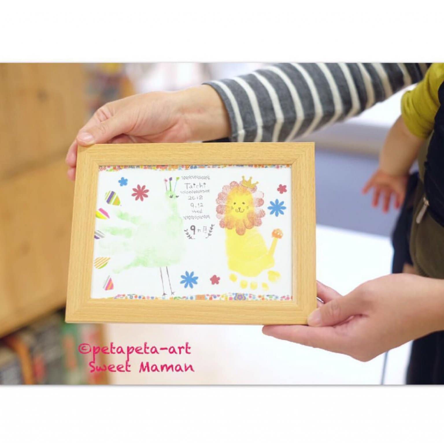 オンライン｜手形アートやり方講座｜アドバイザー資格取得講座／手形アート・足形アート