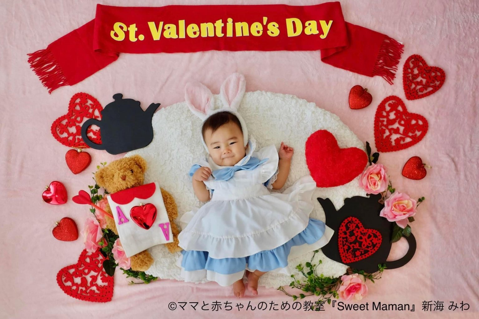 【アリスのバレンタイン＋ひなまつり】おひるねアート撮影会＠武蔵小金井教室