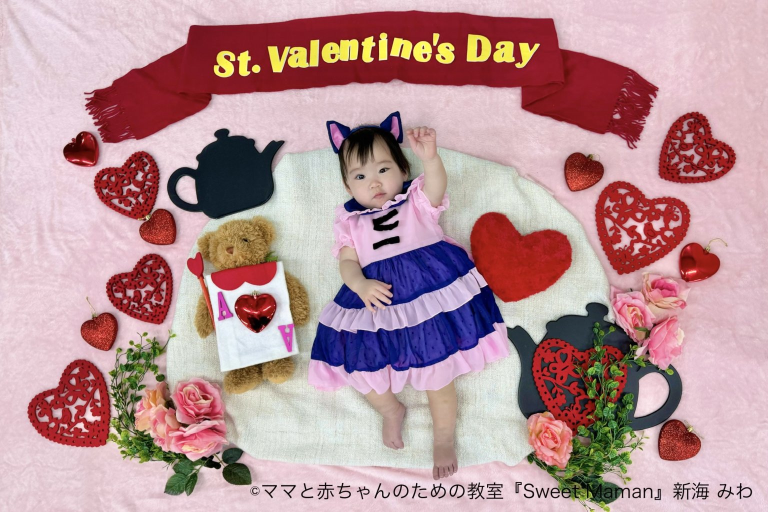 【アリスのバレンタイン＋ひなまつり】おひるねアート撮影会＠武蔵小金井教室