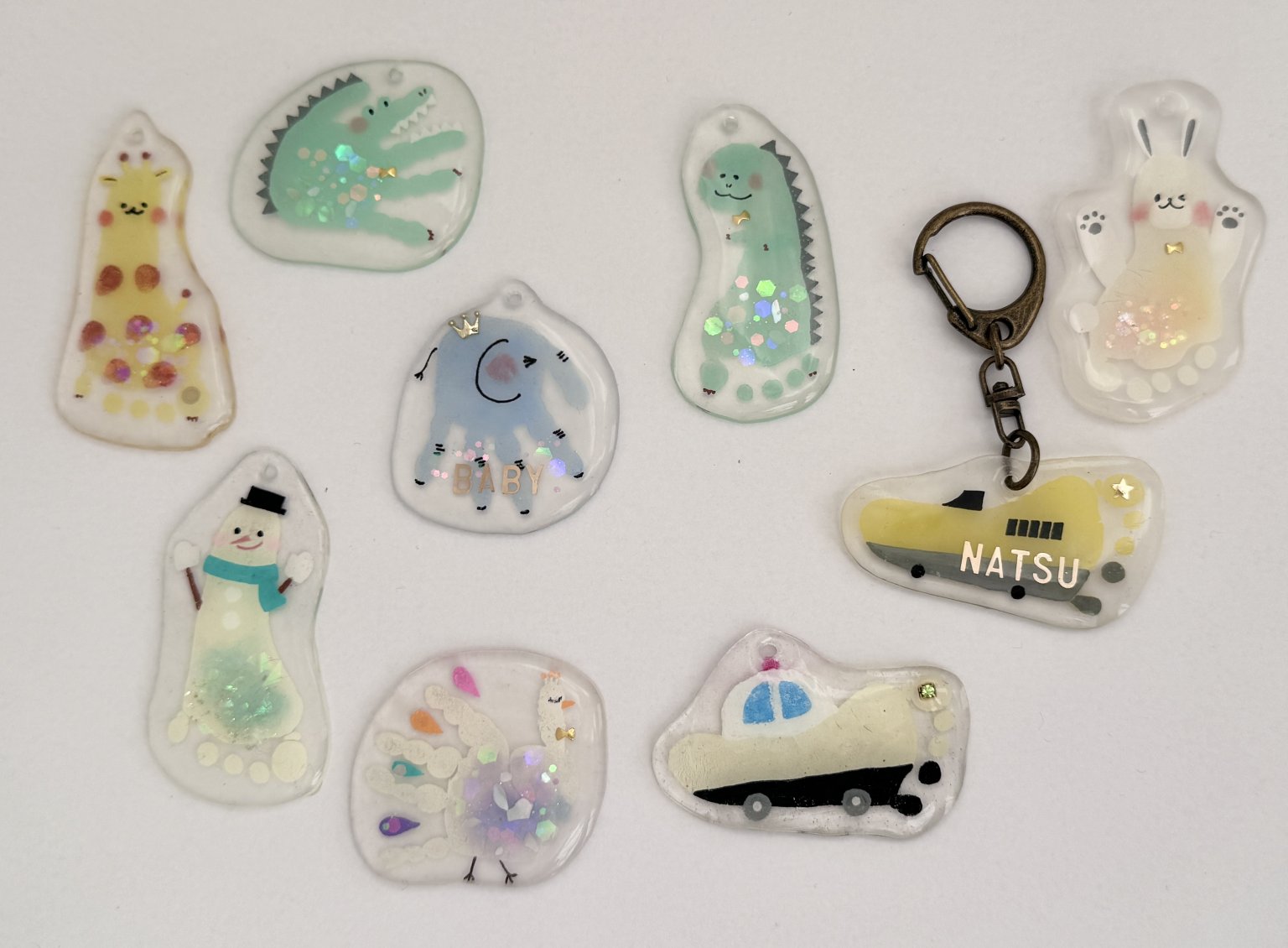 【100モニターチャレンジ】手形アートキーホルダー【オーダー会】＠武蔵小金井教室