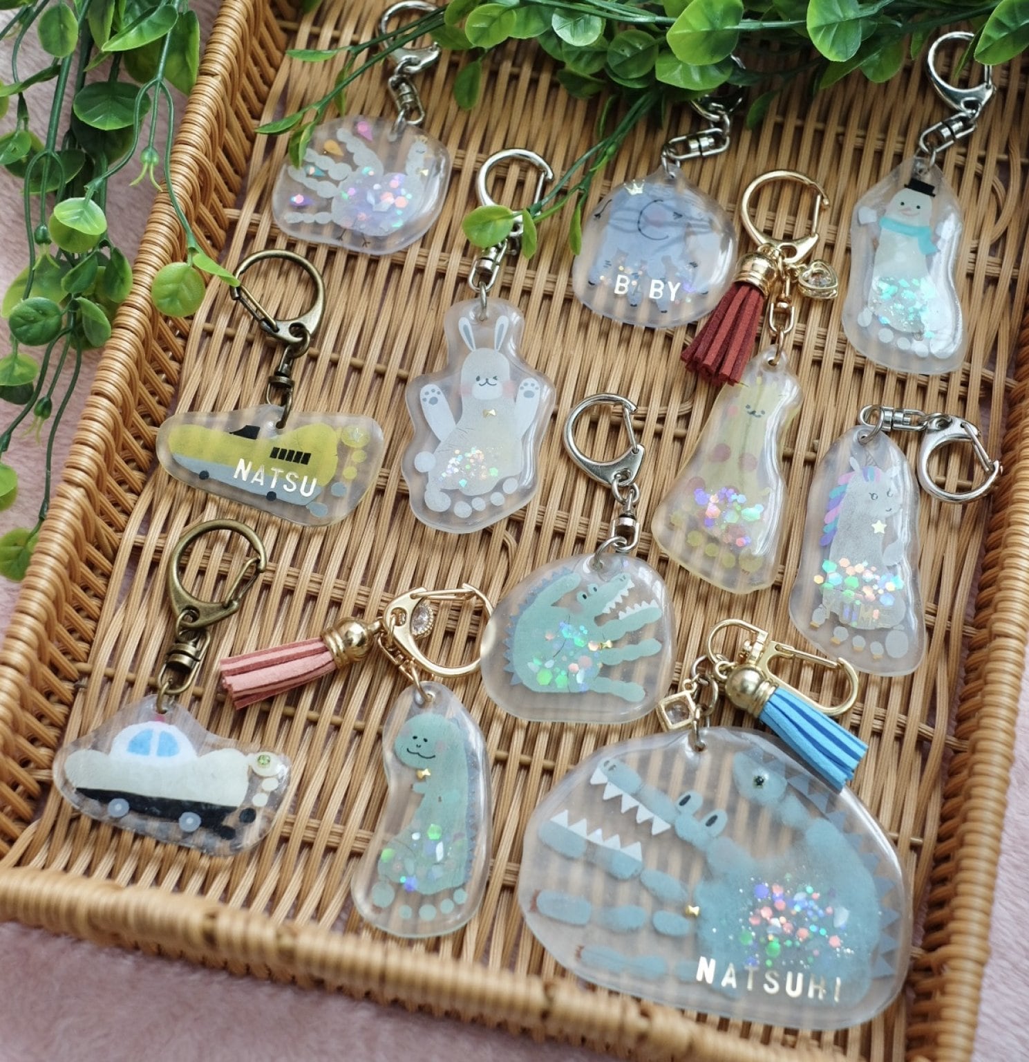 【100モニターチャレンジ】手形アートキーホルダー【オーダー会】＠武蔵小金井教室