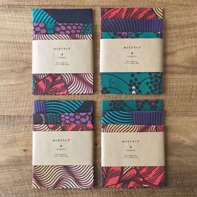 subako 国産みつろうラップセットカメルーン柄 送料込み