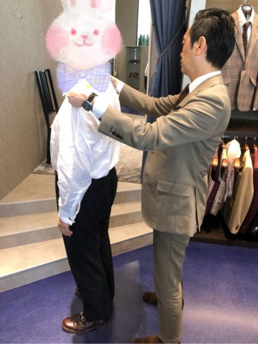 オーダースーツスタイリングアテンド　