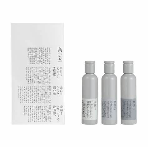 余のヘアケア＞ 余白1シャンプー素髪感 余白2シャンプー潤い感 余韻