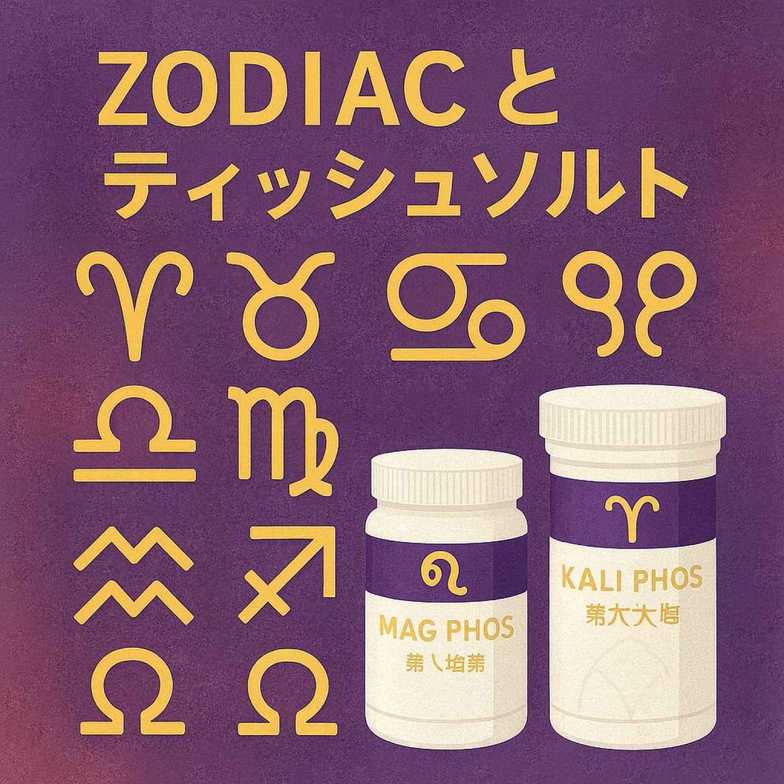 ティッシュソルトセミナー～ZODIAC（黄道12宮）とティッシュソルト～