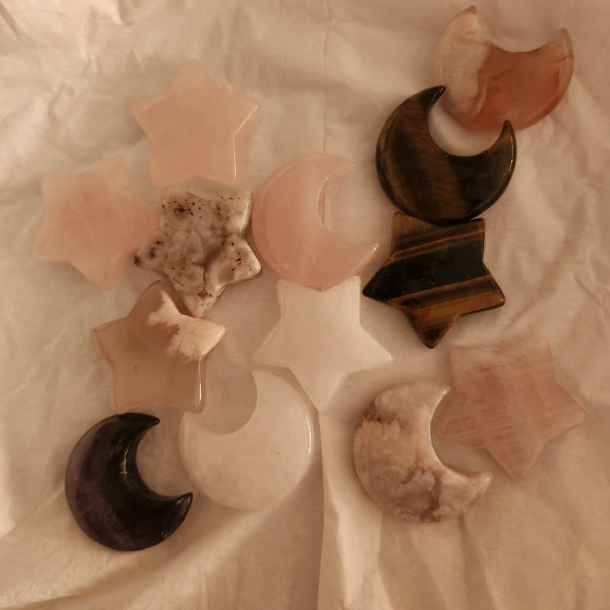 【携帯にも便利な　天然石】ローズクオーツ　アメジスト　クオーツなど