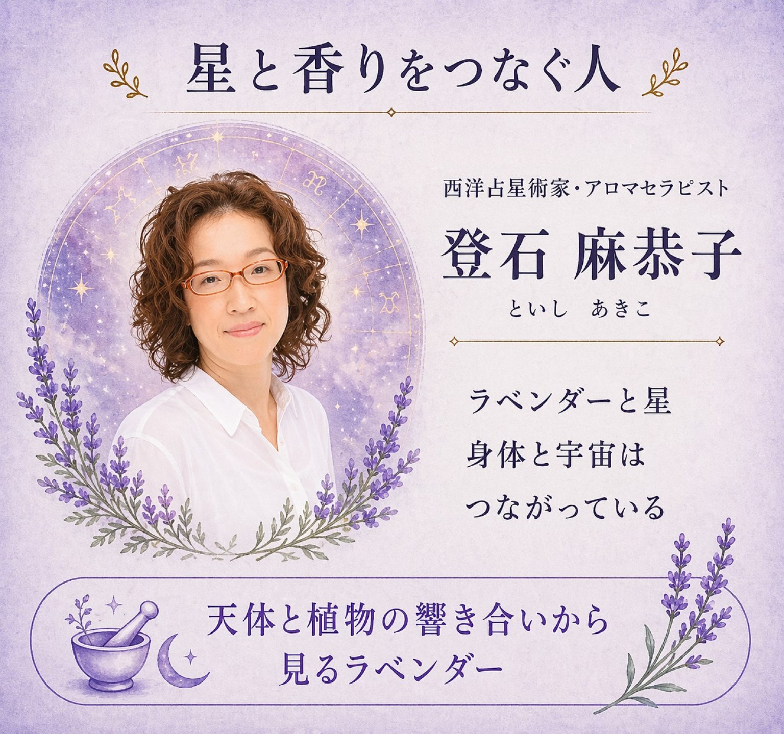 「植物療法の４アプローチ　ラベンダー」 Four Approaches of Phytotherapy 'Lavendar'