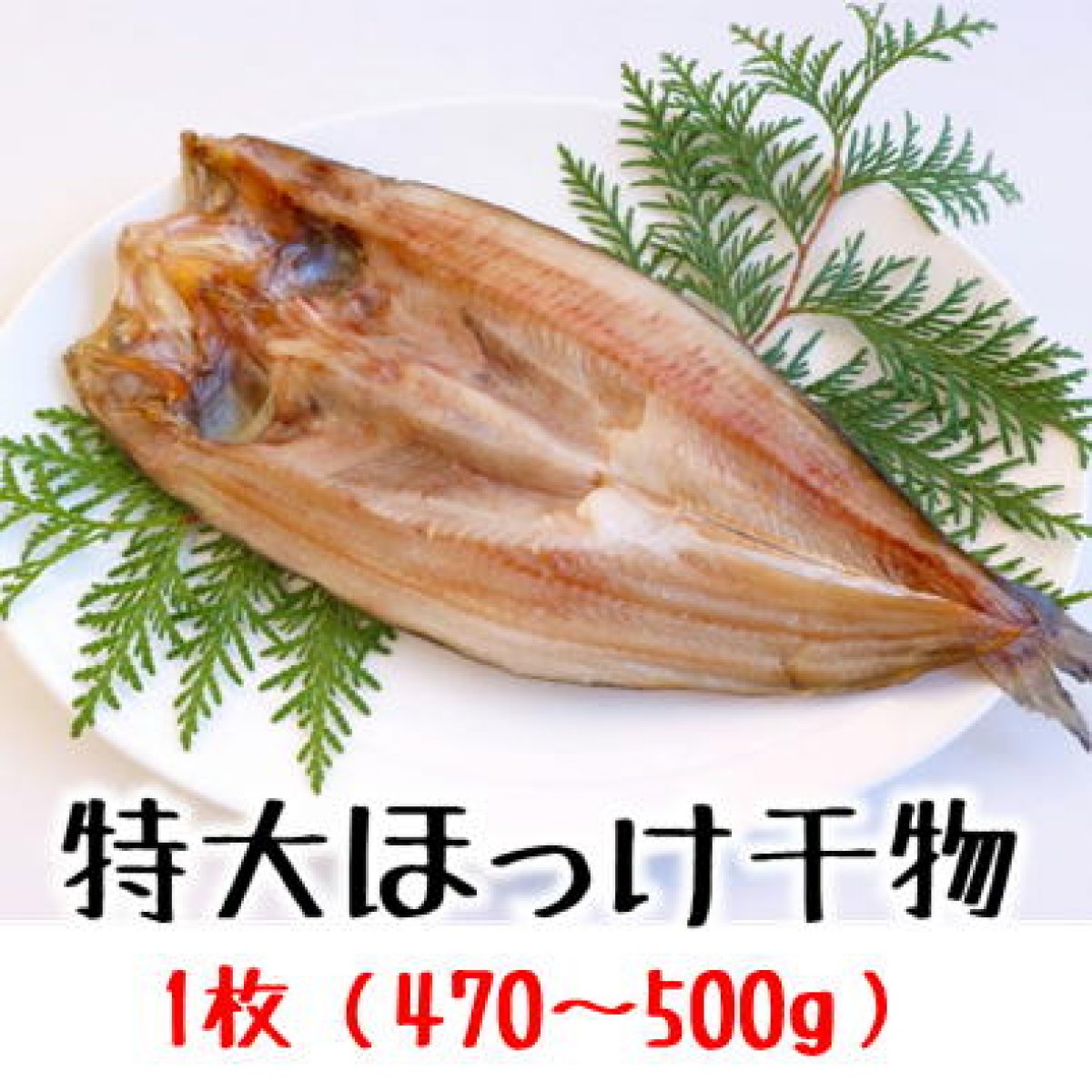 【業務用】特大縞ほっけ開き/干物/1枚入/450g〜500/越季（こしき）
