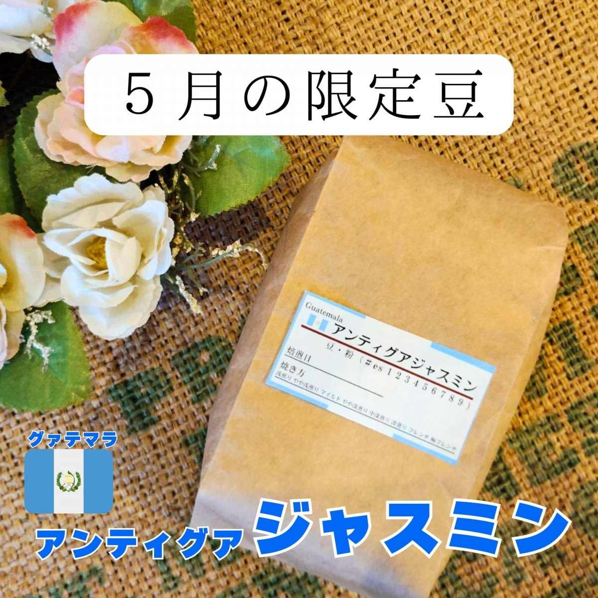 グアテマラ アンティグア ジャスミン