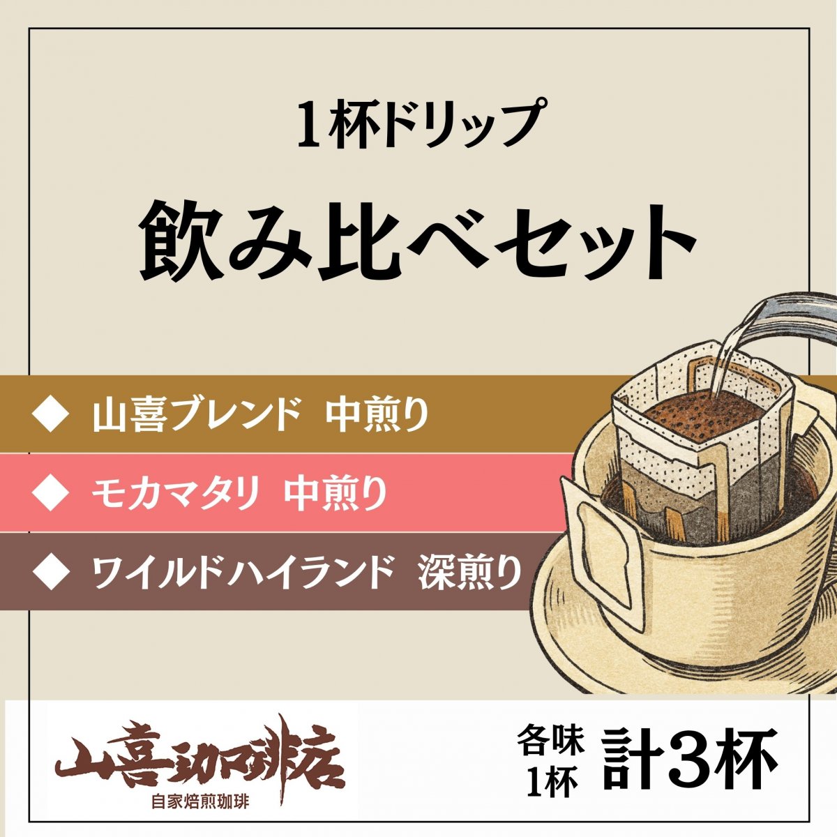 １杯ドリップ飲み比べセット