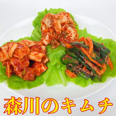 店主おすすめキムチ3種類セット【森川食品】