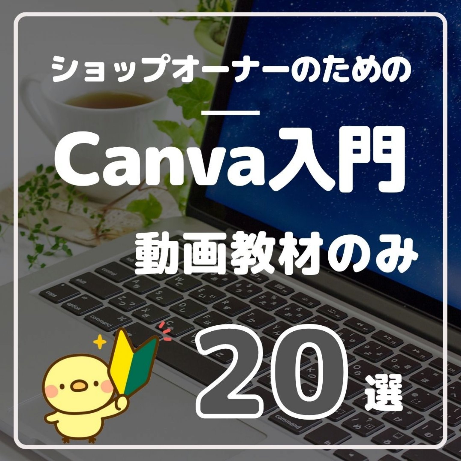 【動画教材のみ】ショップオーナーのためのCanva入門 動画教材