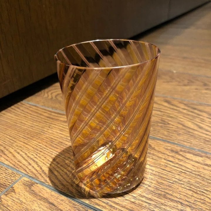 ヴェネチアンガラス クラッシー グラス