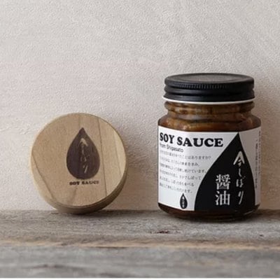 [複製]3個セット、今しぼり醤油・食べる醤油、古式醸造2年熟成醤油もろみビン入り100ｇ（自宅用ゆうパックプラス配送）