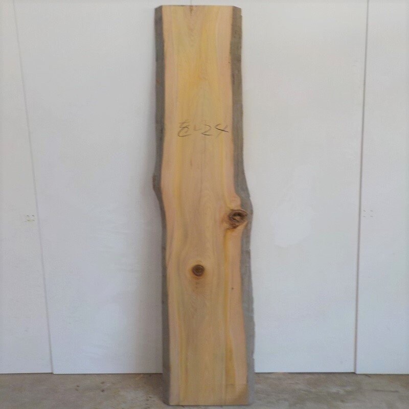 無垢材/一枚板/青ヒバ/青森ヒバ/を24/長さ1900㎜/厚さ30㎜/巾250㎜/節