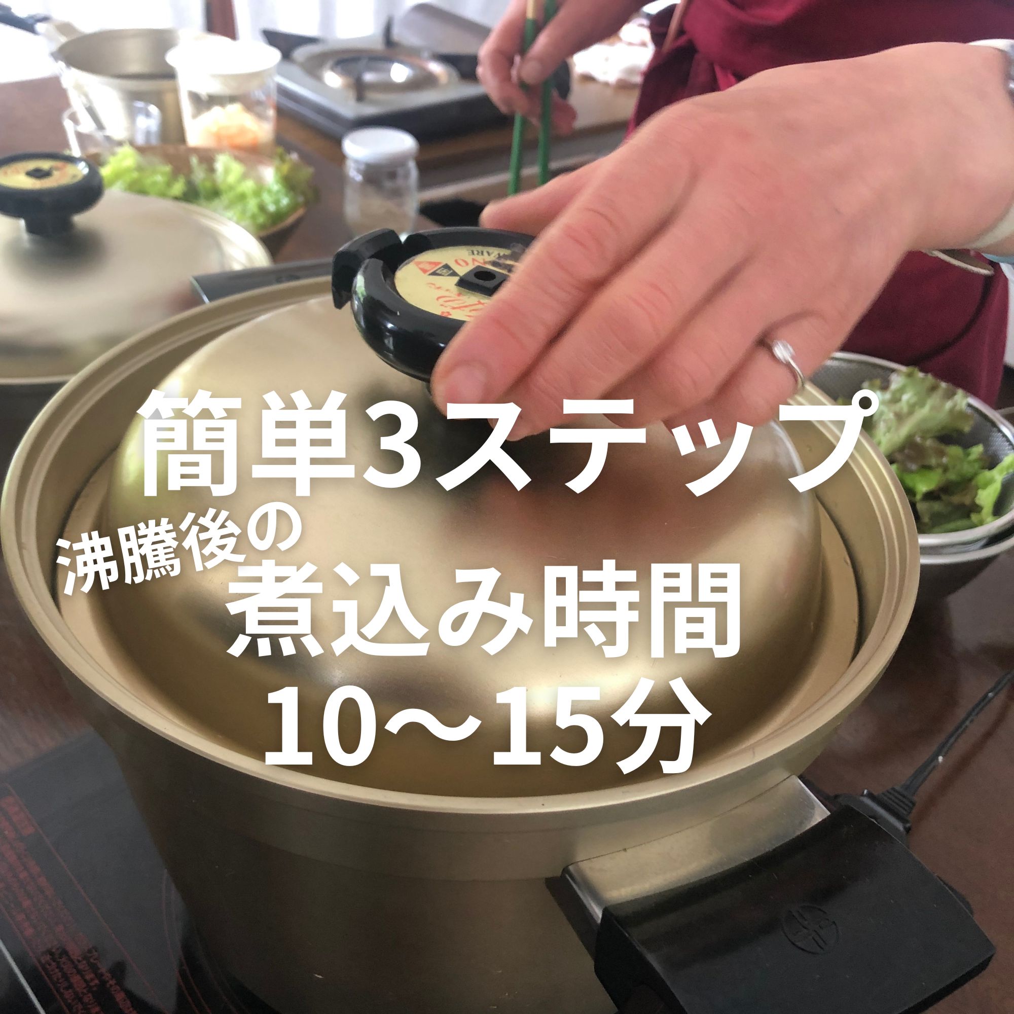 NEO煮込み鍋【 簡単時短でだれでも煮物がおいしくできる。無水調理の最