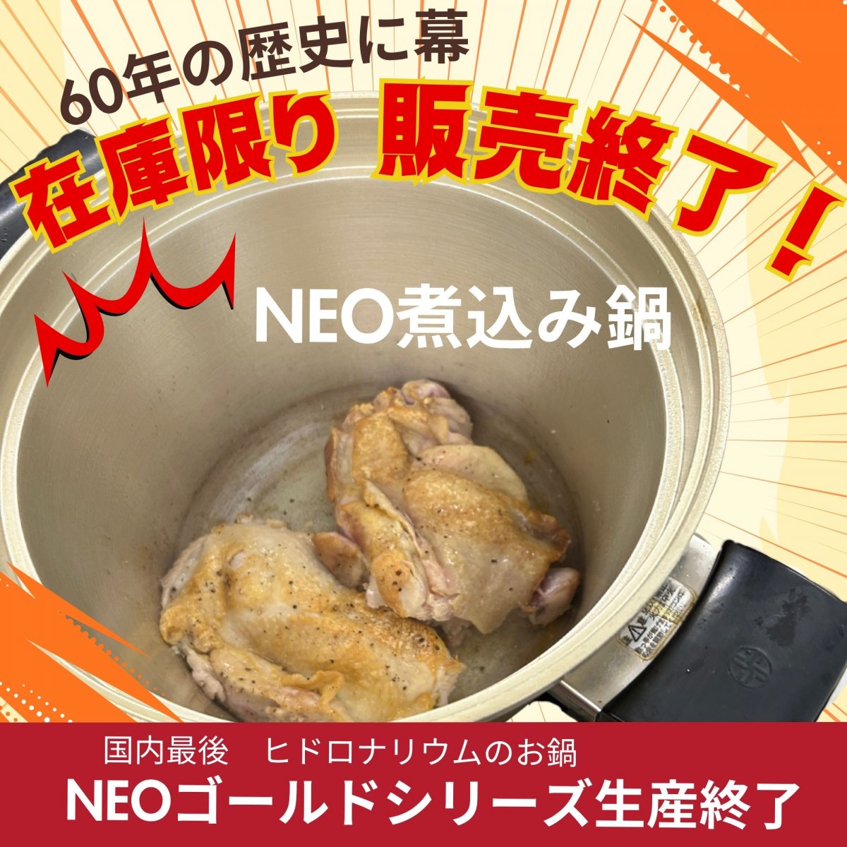 耐久性抜群、最高！簡単時短、でもおいしい。無水料理するなら、丈夫な