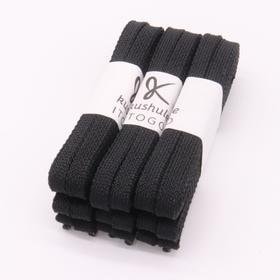 黒カラー[数量限定]Kushule（クシュレ）パーフェクトシューレース｜サッカースパイク用