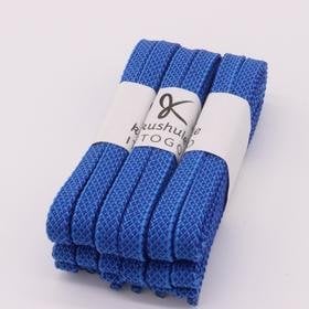 青カラー[数量限定]Kushule（クシュレ）パーフェクトシューレース｜サッカースパイク用